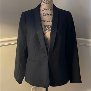 RSVP TALBOTS Black Dressy Black Blazer Sz.10P NWT